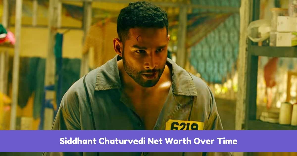 Siddhant Chaturvedi Net Worth Over Time