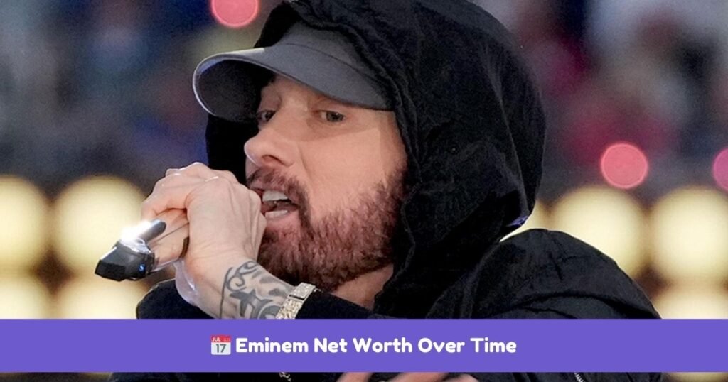 📅 Eminem Net Worth Over Time